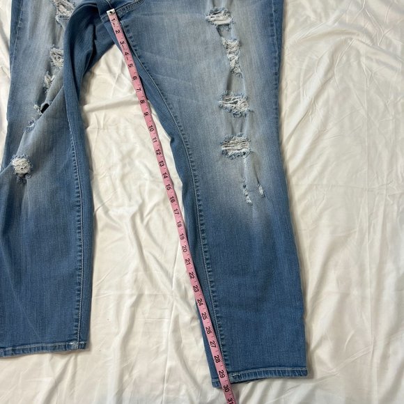 Torrid Premium Distressed Boyfriend Jeans 24R - Picture 7 of 10